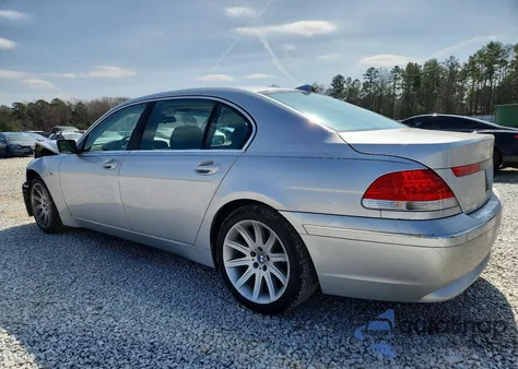2003 BMW 745 Li z USA, uszkodzony, nr VIN WBAGN63423DR09417